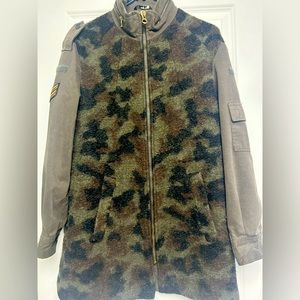 Zara Trafaluc military style dress coat